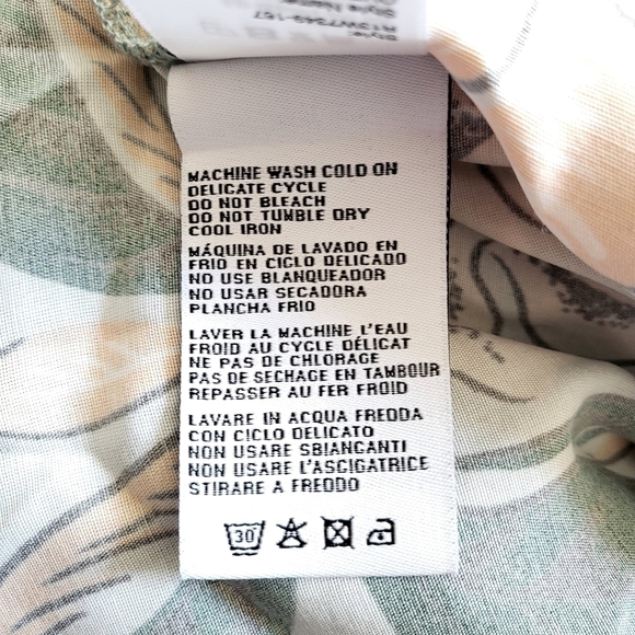 R13 Logo Hawaiian Tropical-Print Oversized Unisex Shirt In Blue Floral NWT Sz M - Picture 17 of 17